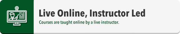 Live Online, Instructor Led